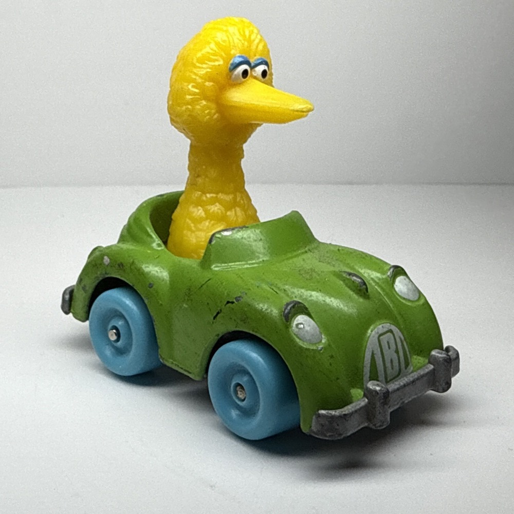 Vintage 1983s Sesame Street Muppets Big Bird Playskool Die Cast Car